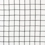 Schumacher 72082 Agnes Sheer Blackwork fabric swatch