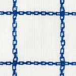 Schumacher 72080 Agnes Sheer Navy fabric swatch
