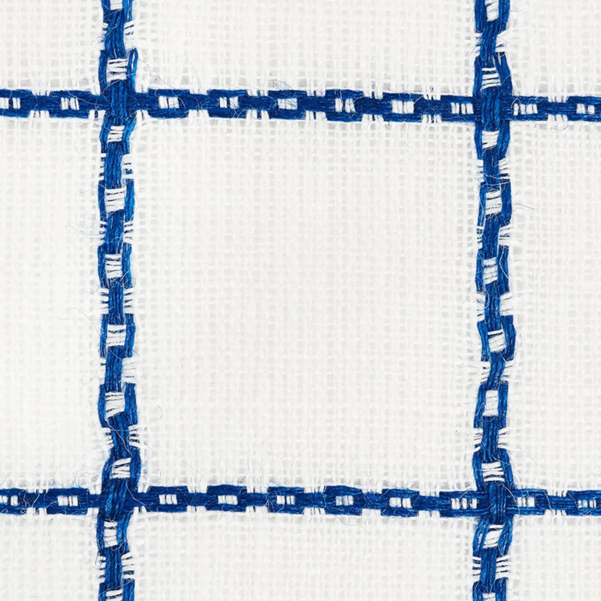 Schumacher 72080 Agnes Sheer Navy fabric swatch