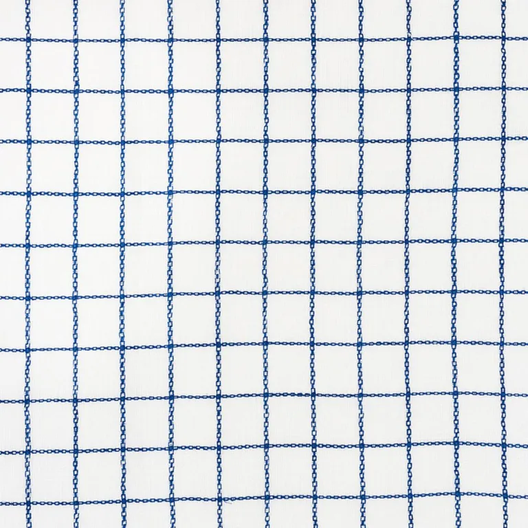 Schumacher 72080 Agnes Sheer Navy fabric swatch