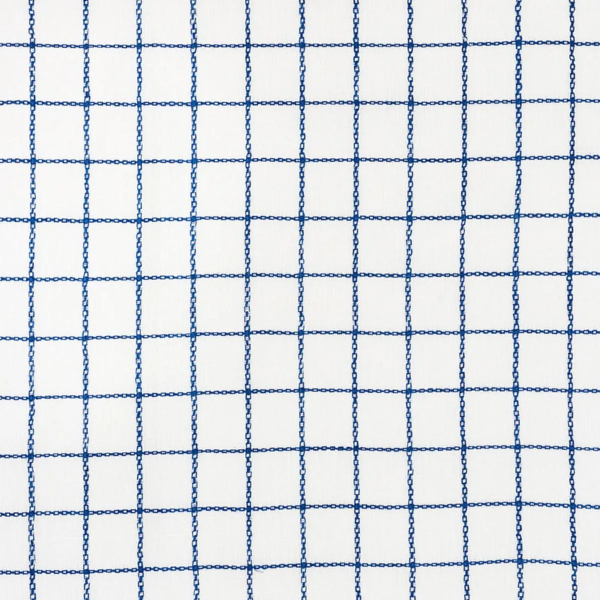 Schumacher 72080 Agnes Sheer Navy fabric swatch