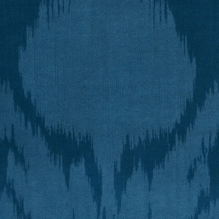 Schumacher 73990 Agra Velvet Peacock fabric swatch