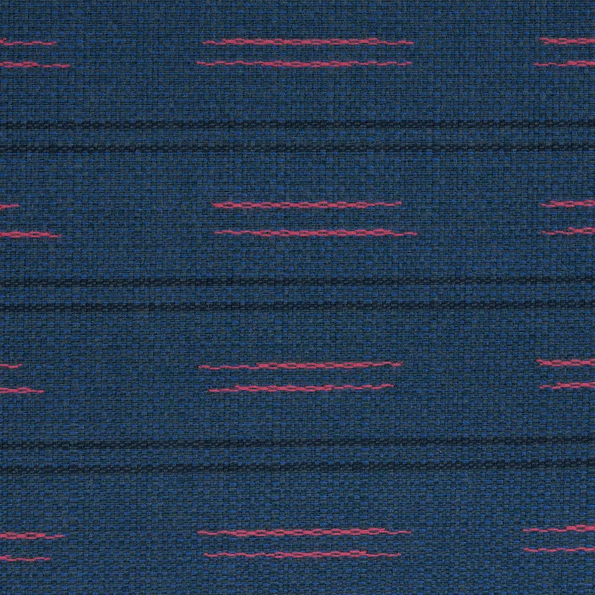 Schumacher 78581 Ainsley Stripe Indoor/Outdoor Navy fabric swatch