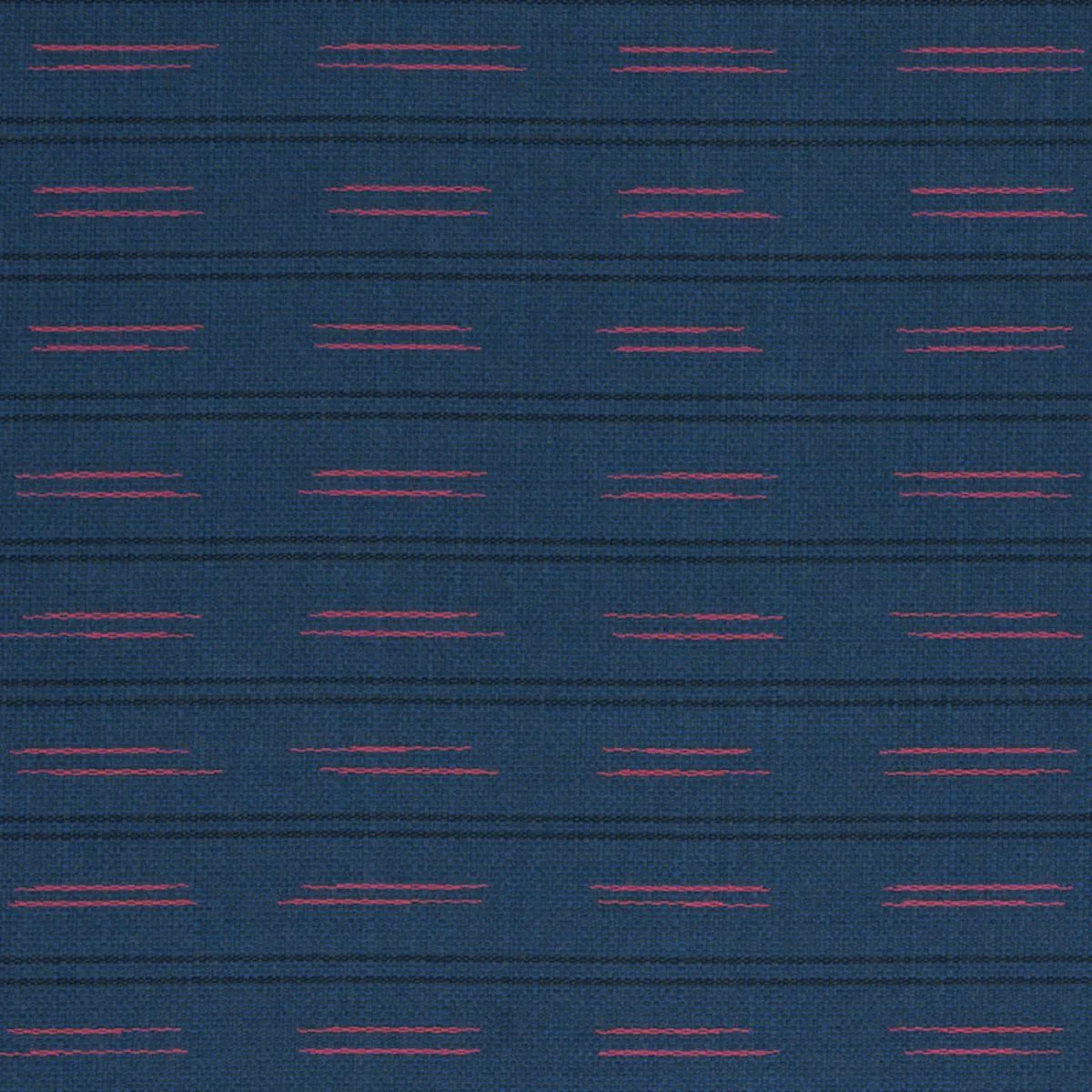 Schumacher 78581 Ainsley Stripe Indoor/Outdoor Navy fabric swatch