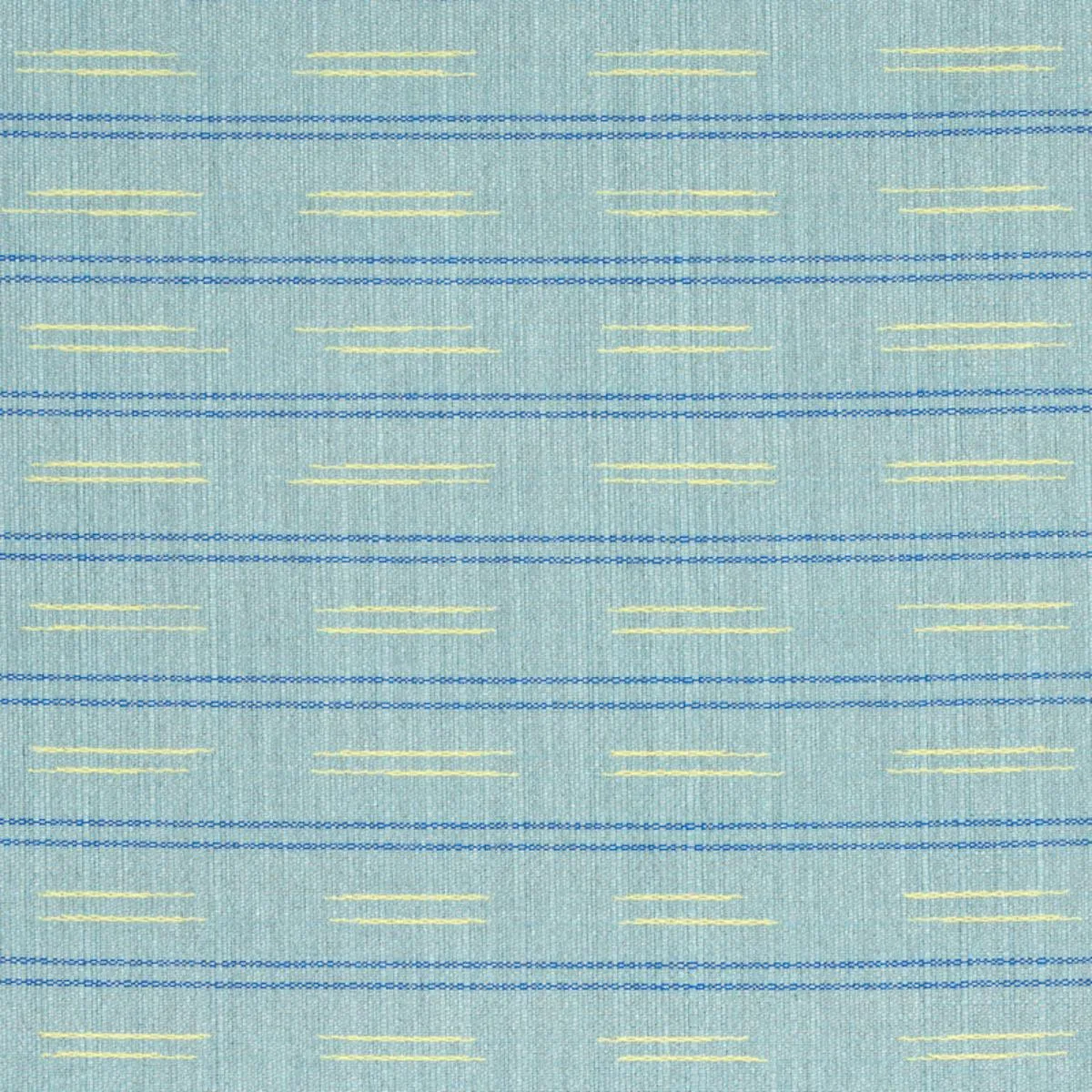Schumacher 78580 Ainsley Stripe Indoor/Outdoor Sky fabric swatch
