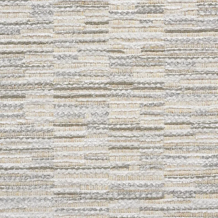 Schumacher 73391 Albers Weave Dove fabric swatch
