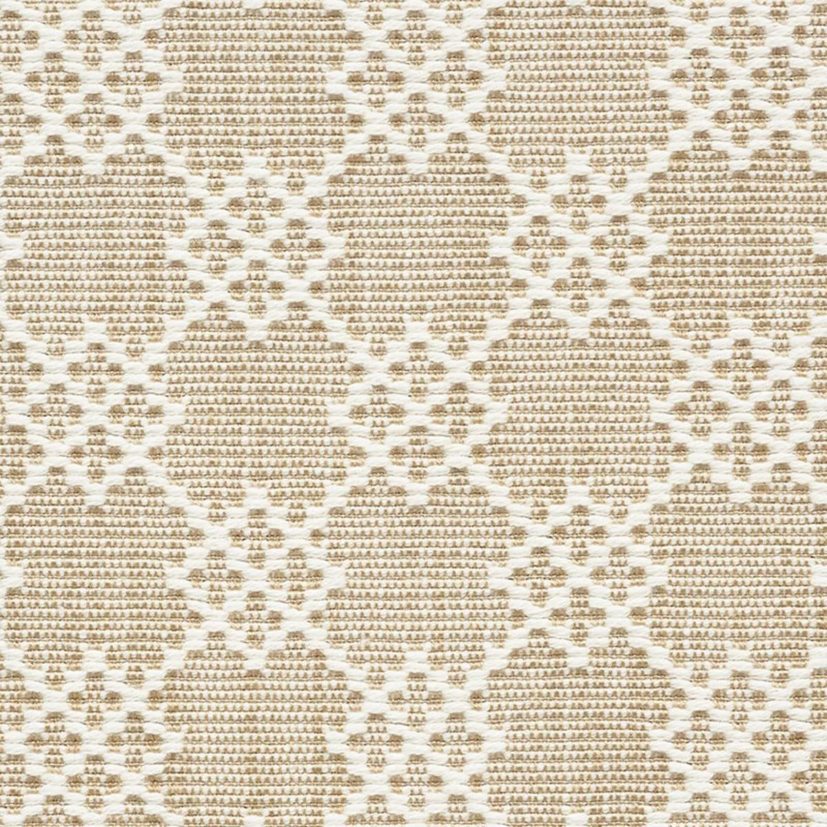 Schumacher 75560 Albert Fret Natural fabric swatch