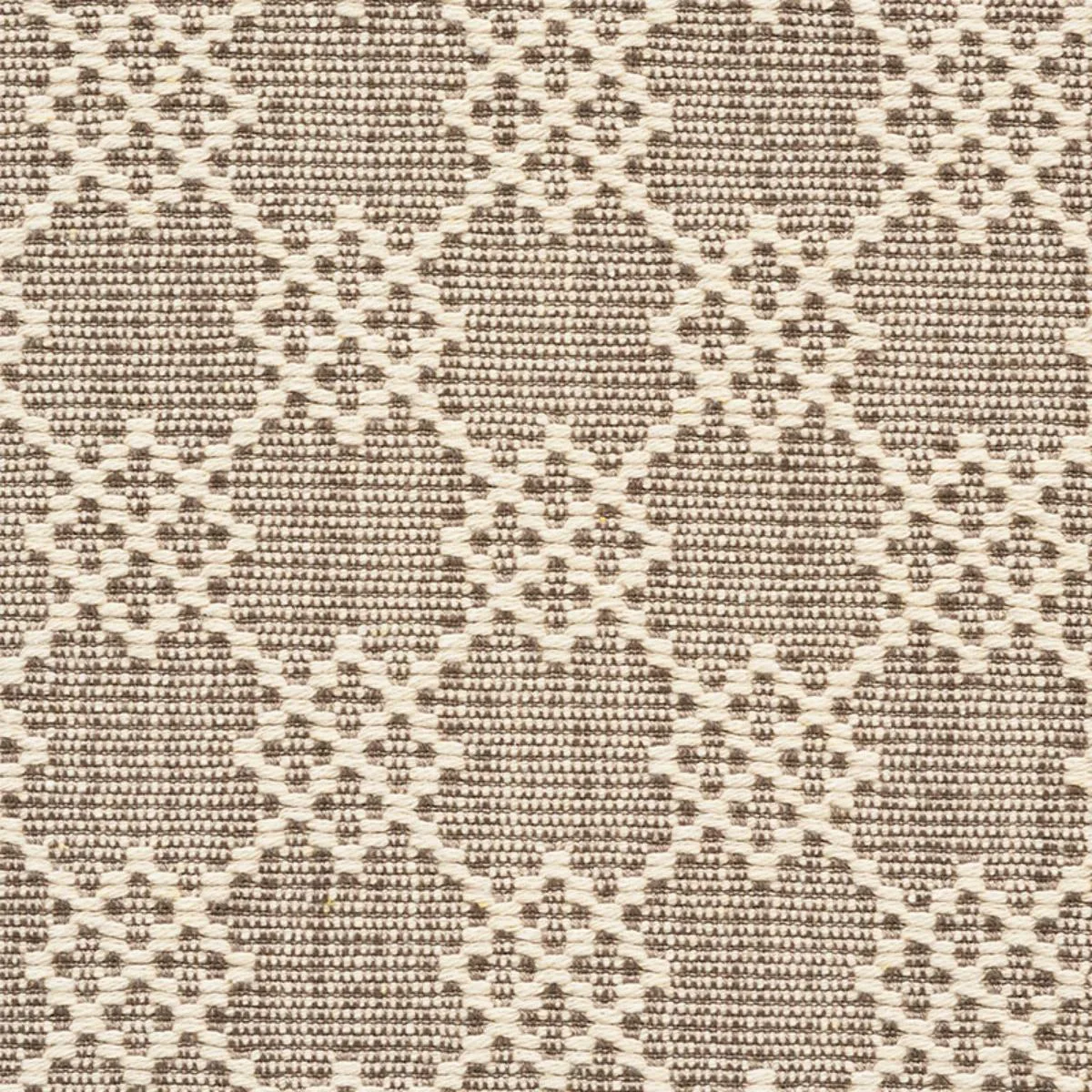 Schumacher 75561 Albert Fret Stone fabric swatch
