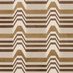 Schumacher 84811 Aldo Velvet Mocha & Camel fabric swatch