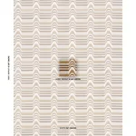 Schumacher 84811 Aldo Velvet Mocha & Camel fabric swatch