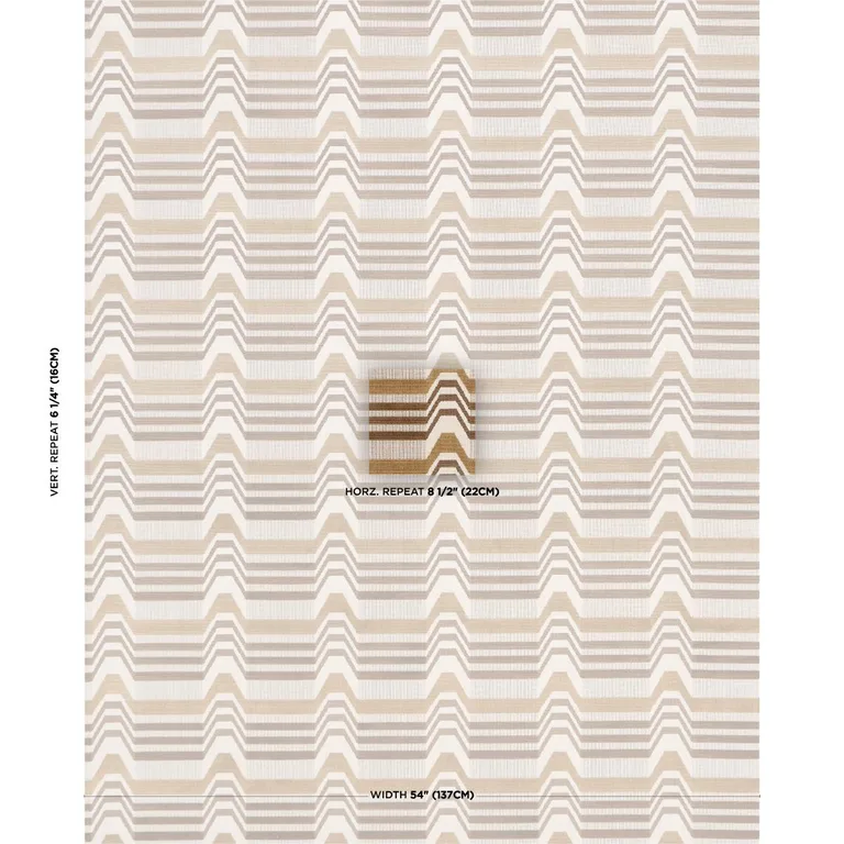 Schumacher 84811 Aldo Velvet Mocha & Camel fabric swatch