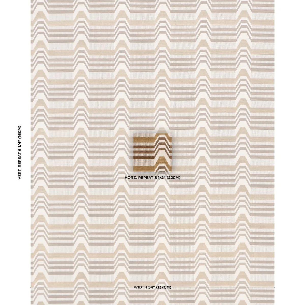 Schumacher 84811 Aldo Velvet Mocha & Camel fabric swatch