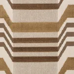 Schumacher 84811 Aldo Velvet Mocha & Camel fabric swatch