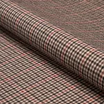 Schumacher 82330 Aldridge Wool Houndstooth Brown fabric swatch