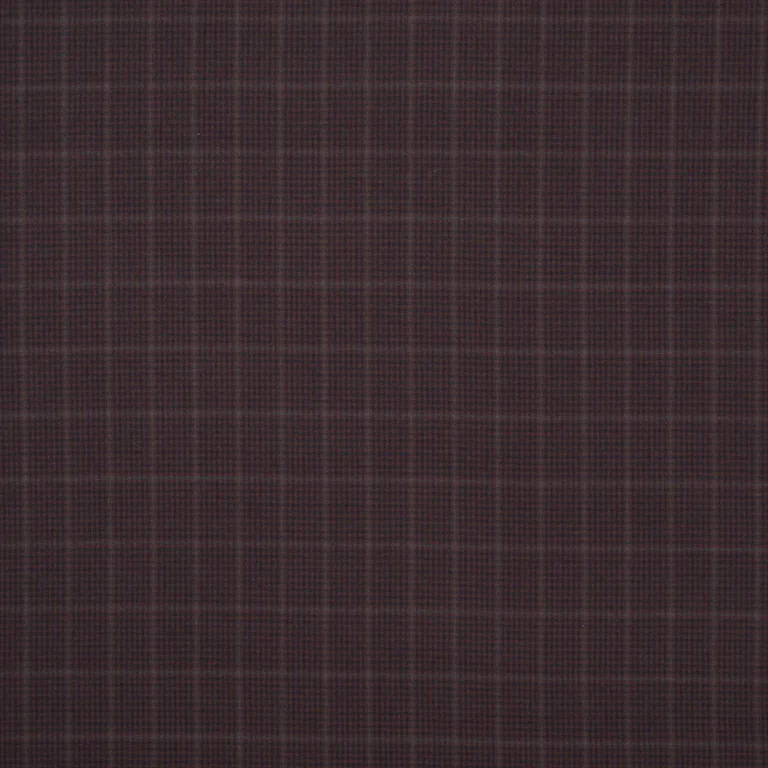 Schumacher 82332 Aldridge Wool Houndstooth Burgundy fabric swatch