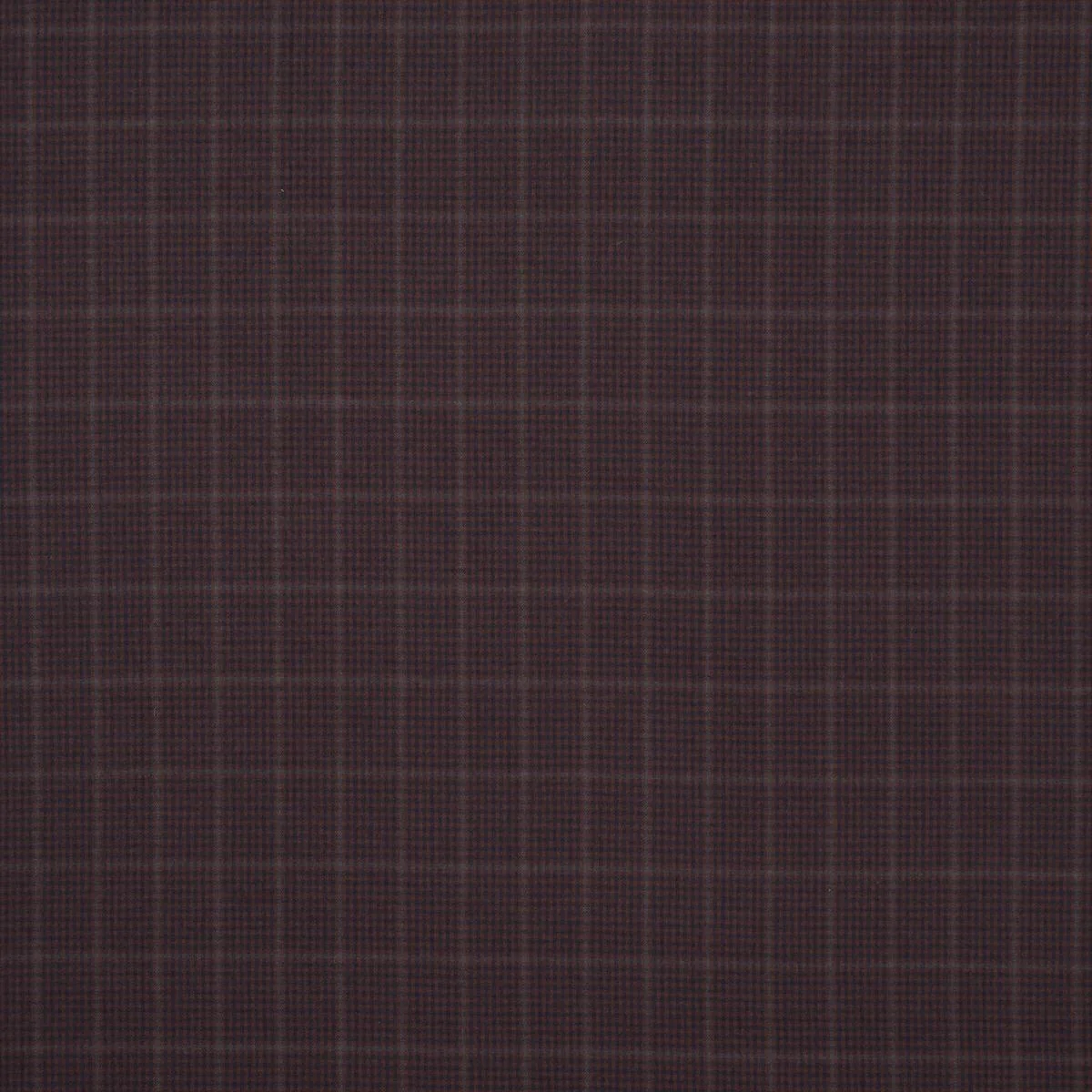Schumacher 82332 Aldridge Wool Houndstooth Burgundy fabric swatch