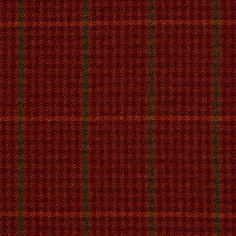 Schumacher 82333 Aldridge Wool Houndstooth Cider fabric swatch