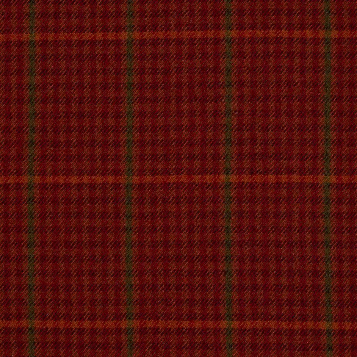 Schumacher 82333 Aldridge Wool Houndstooth Cider fabric swatch