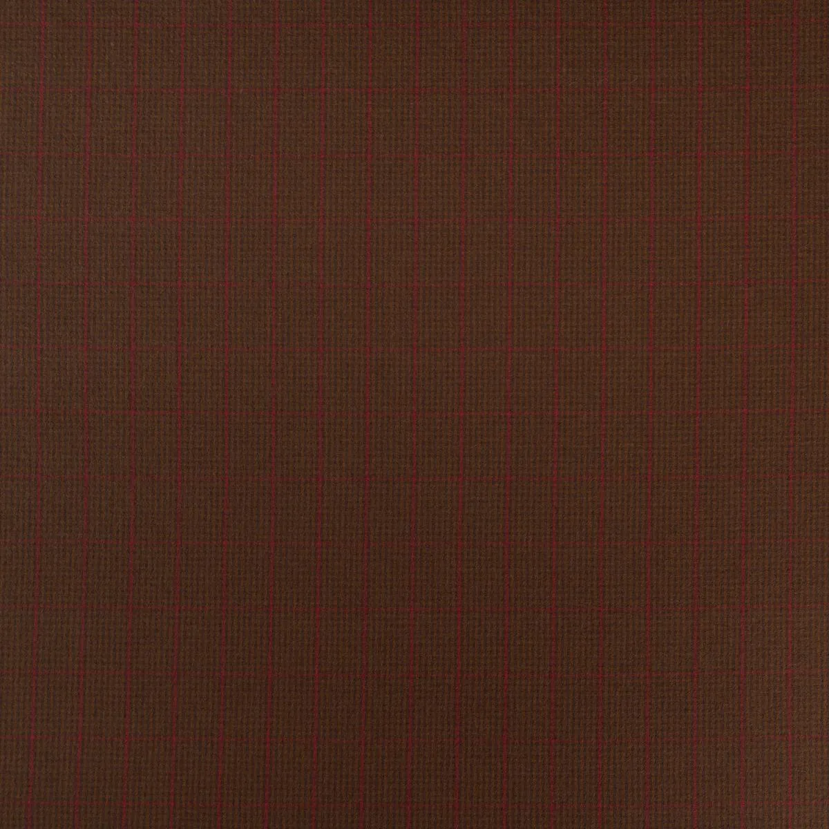 Schumacher 82334 Aldridge Wool Houndstooth Mocha fabric swatch