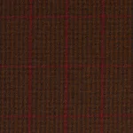 Schumacher 82334 Aldridge Wool Houndstooth Mocha fabric swatch