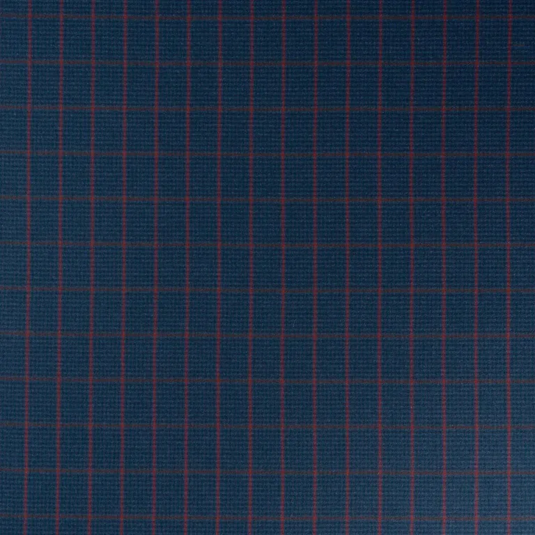 Schumacher 82335 Aldridge Wool Houndstooth Spruce fabric swatch