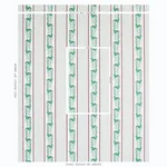 Schumacher 179382 Aleksy Stripe Plum fabric swatch