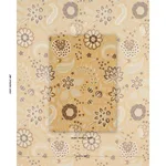 Schumacher 83131 Alessia Floral Gold fabric swatch
