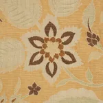 Schumacher 83131 Alessia Floral Gold fabric swatch