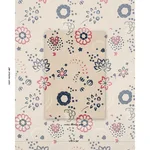 Schumacher 83130 Alessia Floral Parchment fabric swatch