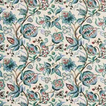 Schumacher 1325001 Alexandra Vine Document fabric swatch