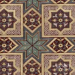Schumacher RF907CS01 Alhambra Checks Original fabric swatch