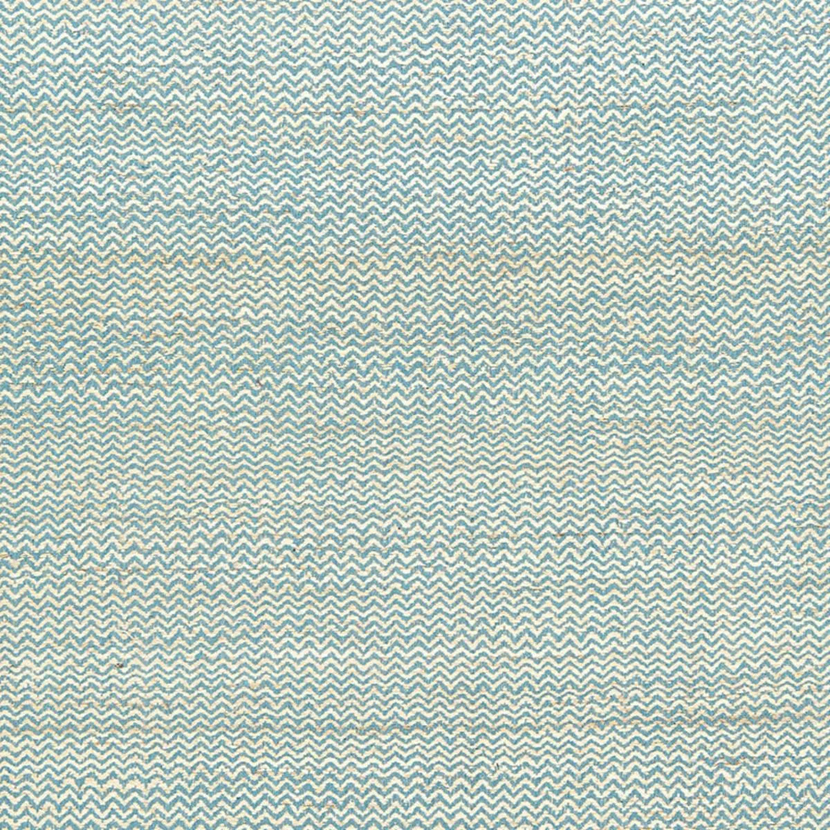 Schumacher 65834 Alhambra Weave Sky / Ivory fabric swatch