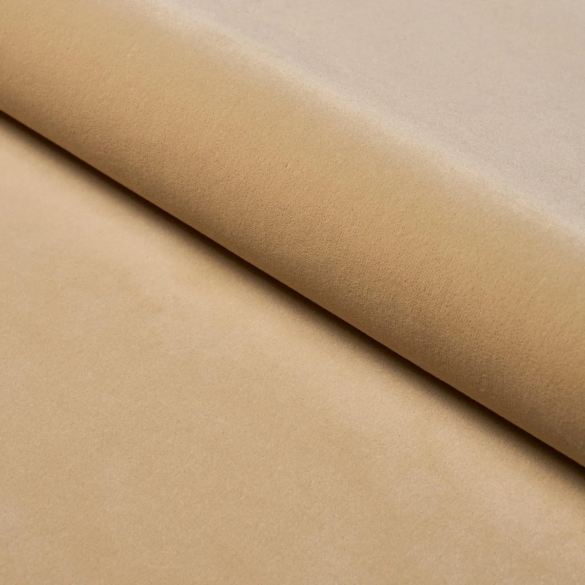 Schumacher 84132 Alistair Indoor/Outdoor Velvet Beige fabric swatch
