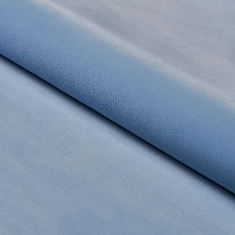 Schumacher 75386 Alistair Indoor/Outdoor Velvet Sky fabric swatch