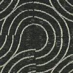 Schumacher 79400 Alma Indoor/Outdoor Carbon fabric swatch