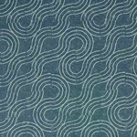 Schumacher 79401 Alma Indoor/Outdoor Denim fabric swatch
