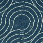Schumacher 79401 Alma Indoor/Outdoor Denim fabric swatch