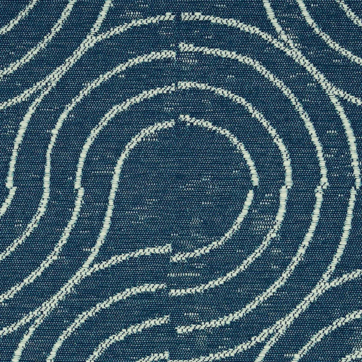 Schumacher 79401 Alma Indoor/Outdoor Denim fabric swatch
