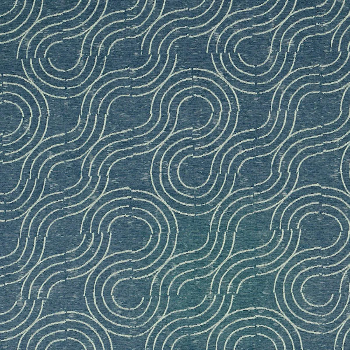 Schumacher 79401 Alma Indoor/Outdoor Denim fabric swatch