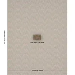 Schumacher 84970 Alpine Peaks Chevron Terracotta Desert fabric swatch