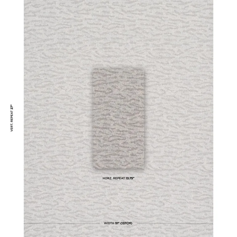 Schumacher 83971 Altamira Stone fabric swatch