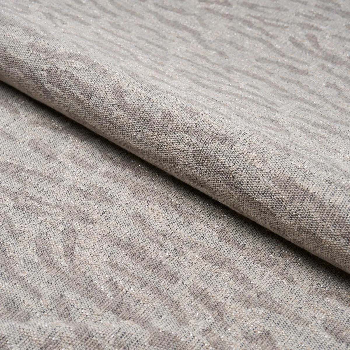 Schumacher 83971 Altamira Stone fabric swatch
