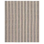 Schumacher 80523 Alva Hand Block Print Black fabric swatch
