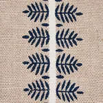 Schumacher 80522 Alva Hand Block Print Blue fabric swatch
