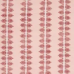 Schumacher 80520 Alva Hand Block Print Blush fabric swatch