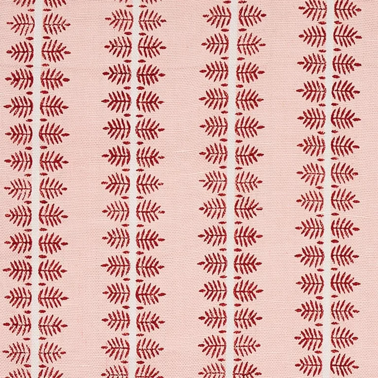 Schumacher 80520 Alva Hand Block Print Blush fabric swatch