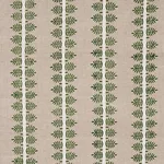 Schumacher 80521 Alva Hand Block Print Green fabric swatch
