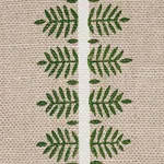 Schumacher 80521 Alva Hand Block Print Green fabric swatch