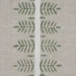Schumacher 80524 Alva Hand Block Print Olive fabric swatch