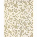 Schumacher 54191 Amagansett Linen Crewel Ecru fabric swatch